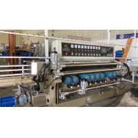 China Automatic 12 Motor Glass Straight Line Beveling Edging Machine for Glass Manufacturing on sale
