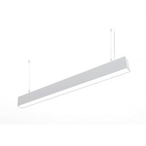 2700k - 6000k Suspended Linear LED Light Fixture Warm White / White For Office
