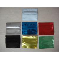 China 3''x4'' Colorful Top Feed Foil Zip lock Bag Potpourri Pouches , Mylar Zipper Bag on sale