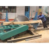 China tree saw machine wood cutting machine, wood circular sawmill with carriage on sale