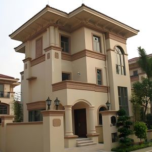 China Modern Designed Lightweight Exterior Foam Molding EPS Waterproof 3D Effect wholesale