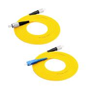 China Durable Simplex Fiber Optic Patch Cord , Single Mode Fiber Patch Cord Sc To Lc on sale