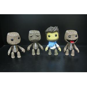 Woven Bag Effect Custom Action Figures With Little Big Planet Logo