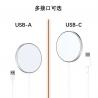 China 6mm distance Ultra Thin Round 15W qi wireless charger For IPhone 12 wholesale