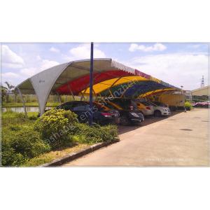 China Outdoor Fabric Tent Structures Car Shed Parking Canopy Sunshade Construction supplier