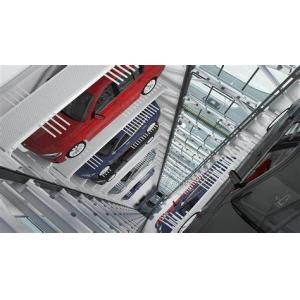 PCS Elevated Car Parking System 20 Levels Tower Type Vertical Lifting