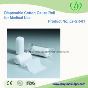 China 医学的用途のための使い捨て可能な綿のガーゼ ロールスロイス supplier