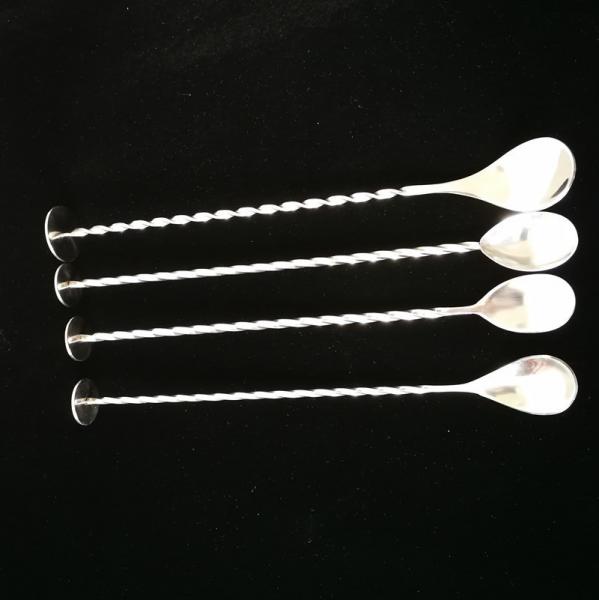 Durable Customized Long Bar Spoon Cocktail Mixing Spoon Stainless Steel
