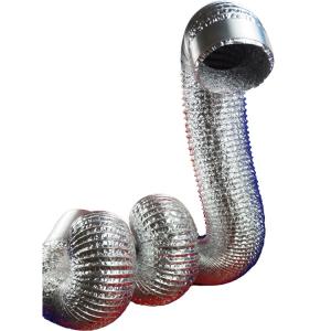 China Double layers Aluminum Foil Flexible Duct air duct pipe for HVAC systems wholesale