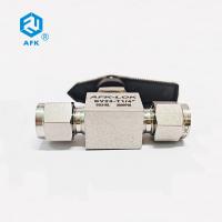 China Manual Duplex Stainless Steel Ball Valve High Pressure 3000PSI Heat Resistant on sale