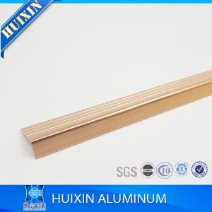 China Aluminum Tile Trim Stair-nosing Extrusion Profiles supplier