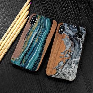 China Shockproof Bamboo Biodegradable Phone Covers Phone Case For IPhone supplier