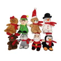 China 15cm 5.9in Christmas Animated Stuffed Animals That Sing Gingerbread Plush Toy 8 Asstd on sale