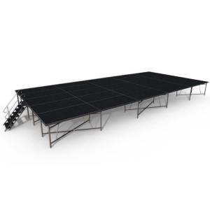 Telescopic 4x4 1.22x2.44m Portable Stage Risers For Event