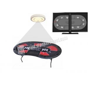 LED Lamp Pinhole Camera With Monitoring System For Texas Omaha Gambling Game