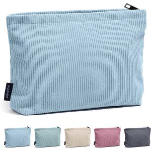 lager capaccity light weight corduroy toiletry bags