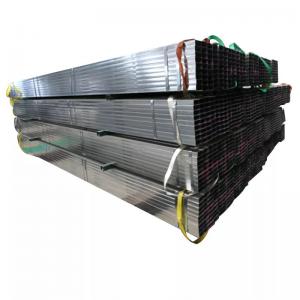 China Telescoping Perforated Galvanized Square Tubes Plain Rectangular Box Section Building Material supplier