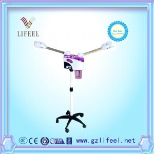 China Electric beauty salon double hot & cold facial steamer with 2 probes for sale supplier