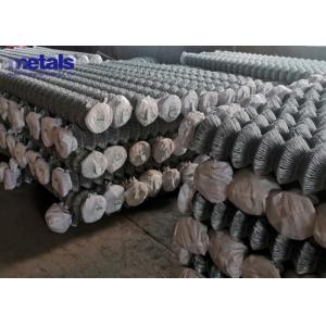 China Hot Dipped Galvanized Chain Link Mesh Fence Netting 6 Foot 9 Gauge For Secure Fencing supplier
