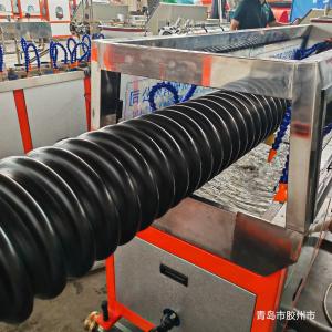 China 100m/roll Winding Machine Pipe Id 50-200mm Single Screw Extruder For Production wholesale