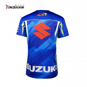China Needle Detection Sublimation Racing T-Shirt for Custom Logo Motorcycle Auto Racing Wear supplier
