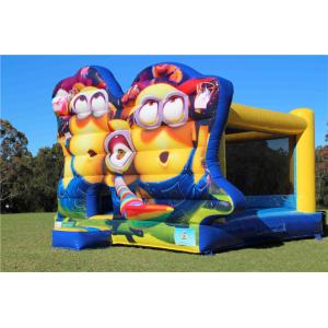 China Plato PVC Minions Inflatable Bouncer For Kids Fun / Jumping Castle Bounce House supplier