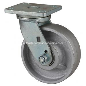 Edl Heavy 6" Zinc Plated 950kg Plate Swivel Castlron Caster 7816-96 for Products