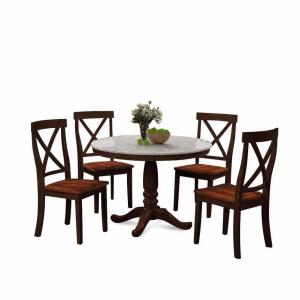 China 5pcs Dining Room Table And Chair Set For 4 Persons Perfect Complement supplier