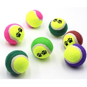 China Interactive Safe Rubber Pet Tennis Balls For Traning Exercise Playing supplier