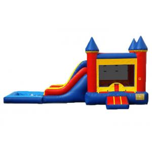 China Commercial Inflatable Bounce House Combo / Bounce House Wet Or Dry Combo supplier