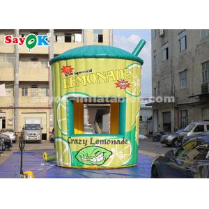 China Best Inflatable Tent 5m High PVC Inflatable Lemonade Stand Booth With Blower For Business supplier