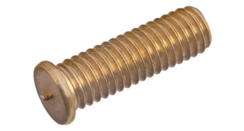 Brass Threaded Capacitor Discharge Welding Studs CD WELD STUDS M3 M4 M5