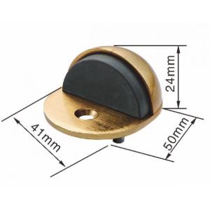 Ellipse Zamak Half Round Door Stopper Floor Mounted Door Stop And Holder