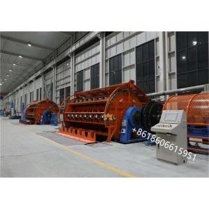 Rigid Type Flat Steel Wire Armoured Cable Machine 72 Bobbin