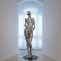 window display Shop Decorative Metal Model Props Human Figure Sculpture