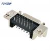 China SCSI 26Pin Connector Female Right Angle PCB Type With Board Lock Zinc Shell wholesale
