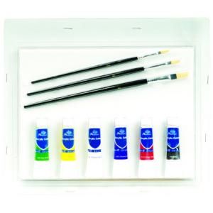 Complete Toddler Watercolor Art Set , Personalized Artist Box Set 11pcs