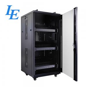 China USB Server Rack Cabinet IP20 Charging Cabinet Cooling Fan System Two Handles On Top supplier
