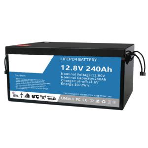 China Reusable 12.8V LiFePO4 Battery , 240AH Lithium Iron Phosphate Deep Cycle Battery wholesale