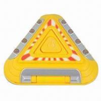 Roadside Caution Flasher with 8 red LED flash and magnetic base