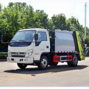 China Foton Euro 4 Rear Loader Garbage Truck Diesel Garbage Truck With Compactor supplier