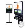 China 21.5 inch Android Wifi Digital Signage Advertising screen Display with mobile phone charging station For Restaurant wholesale