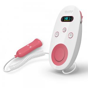 China OLED Doppler Fetal Heart Detector Home Fetal Heart Rate Monitor 20mw supplier