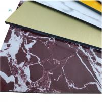 China Easy Installation Acp Sheet Marble Design Exterior Acp Cladding Matte Surface on sale