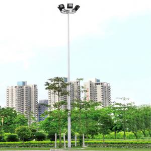 45m Q235B Galvanised Street Light Pole For Mounting 10-30 LED Lamps