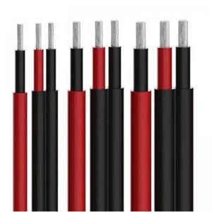 China 6.5kV Red Black Solar Panel Battery Cable H1z2z2-K 4mm2 6mm2 supplier