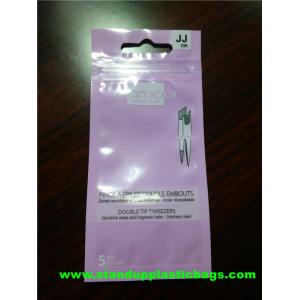 China Famous Zip Plastic Bags, Ziplock Plastic Bags Pealized Film 0.08mm Thick supplier