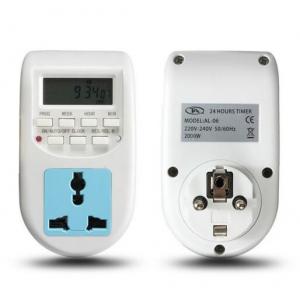 AL-06 24 Hours Timer 220V-240V 50/60Hz 2000W Digital Time Switch Timer With UK Socket and UK Plug
