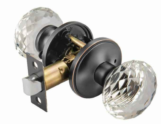 Antitheft Knob Door Lock Adjustable 2 - 3/8 Backset Vintage Door Knobs With Locks