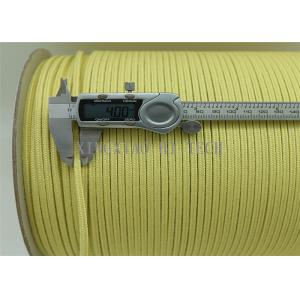 China Braided Aramid / Kevlar Fiber Heat Resistant Rope High Strength Fire Retardant supplier